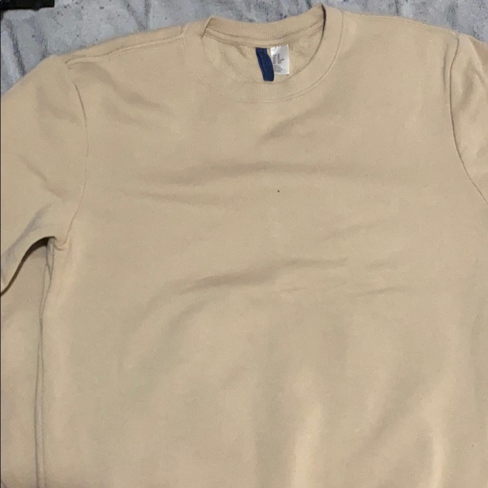 Plain Tan sweater // XS //